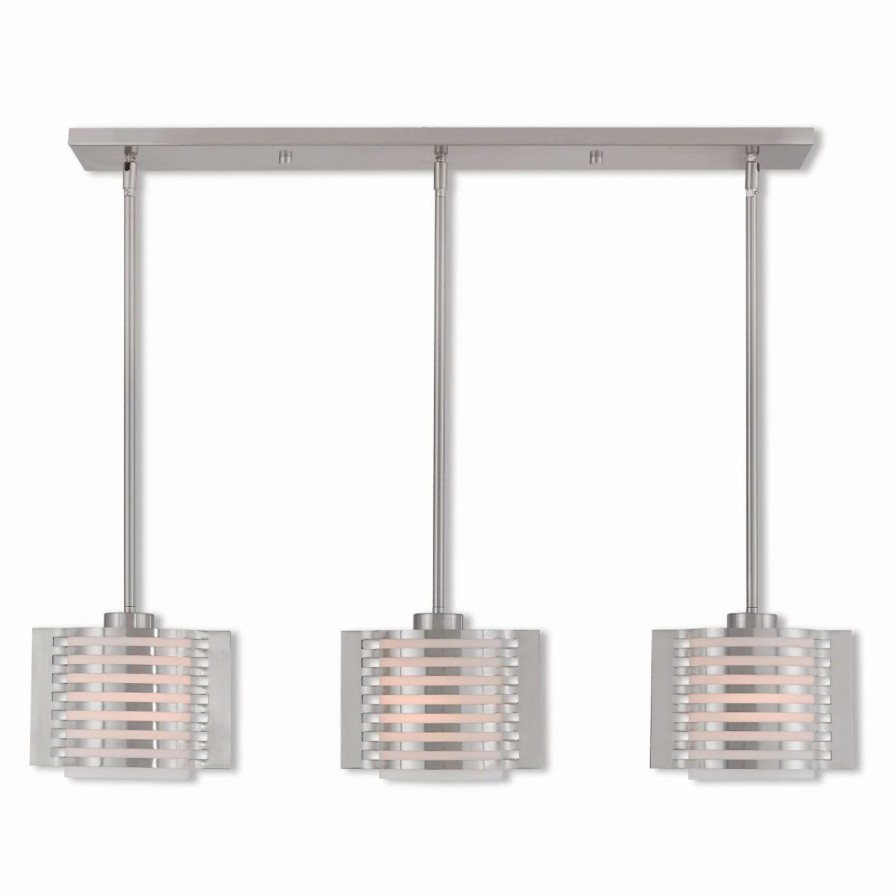 Chandeliers * | Best Reviews Of Linear Livex Lighting Hilliard 3 Light Chandelier