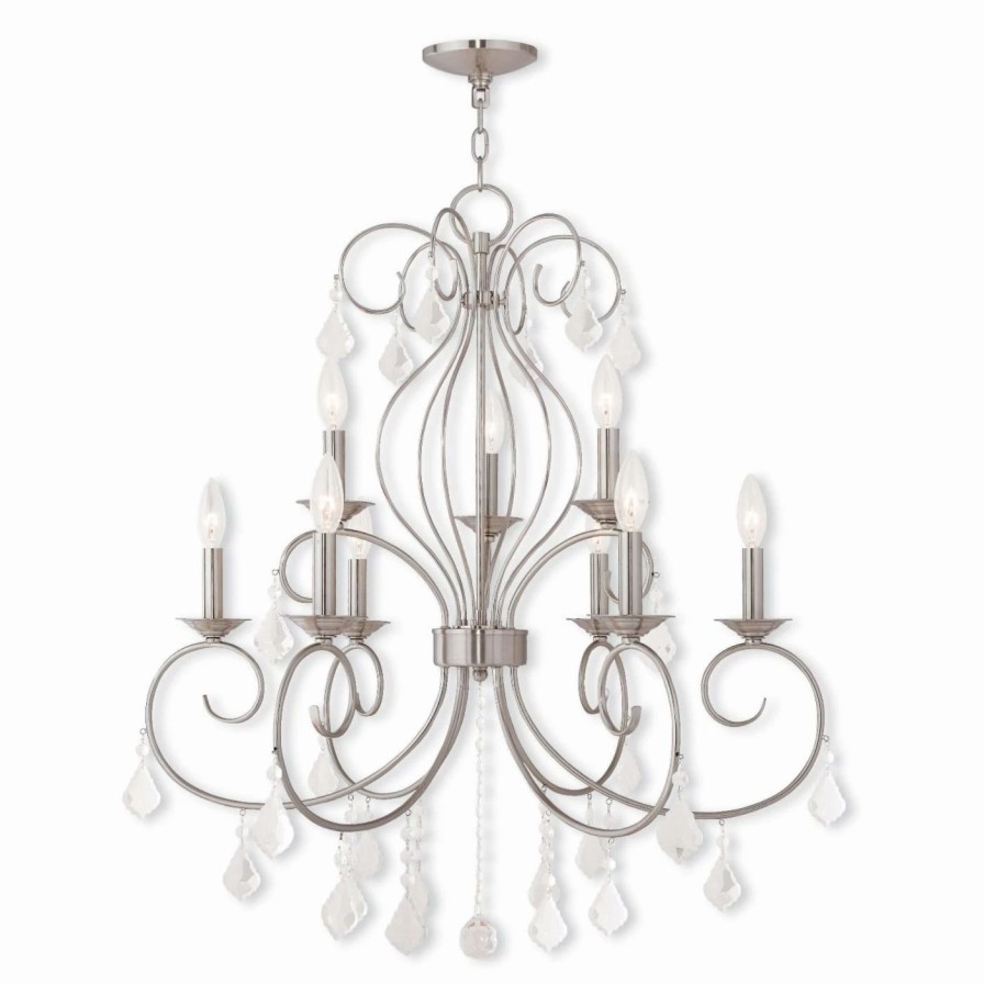 Crystal * | Best Deal Livex Lighting Crystal Livex Donatella 50769 Chandelier