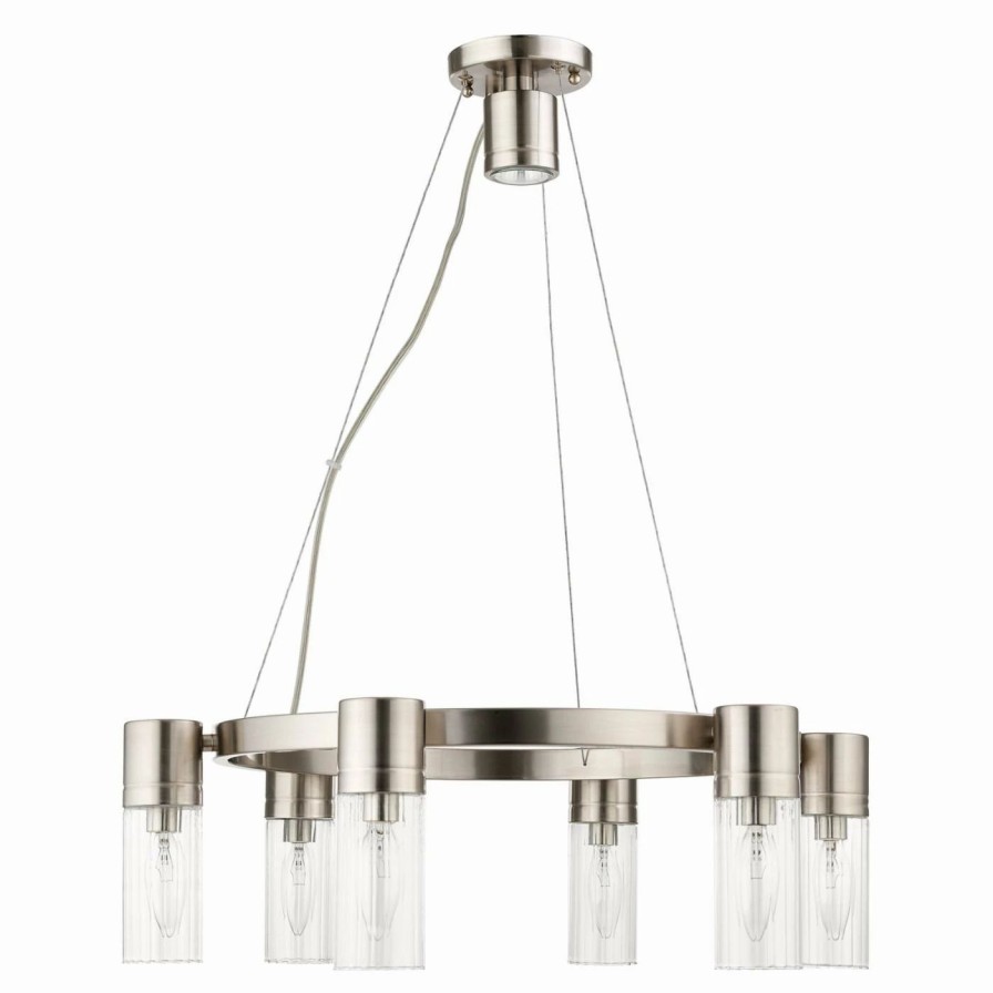 Chandeliers * | Discount Wagon Wheel Livex Lighting Midtown 50696 Chandelier