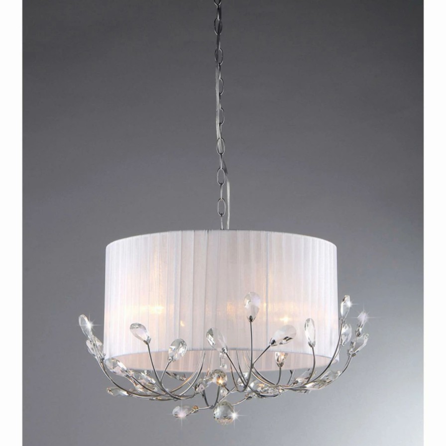 Chandeliers * | Promo Drum Warehouse Of Tiffany Robin Rl7936-4W Crystal Chandelier