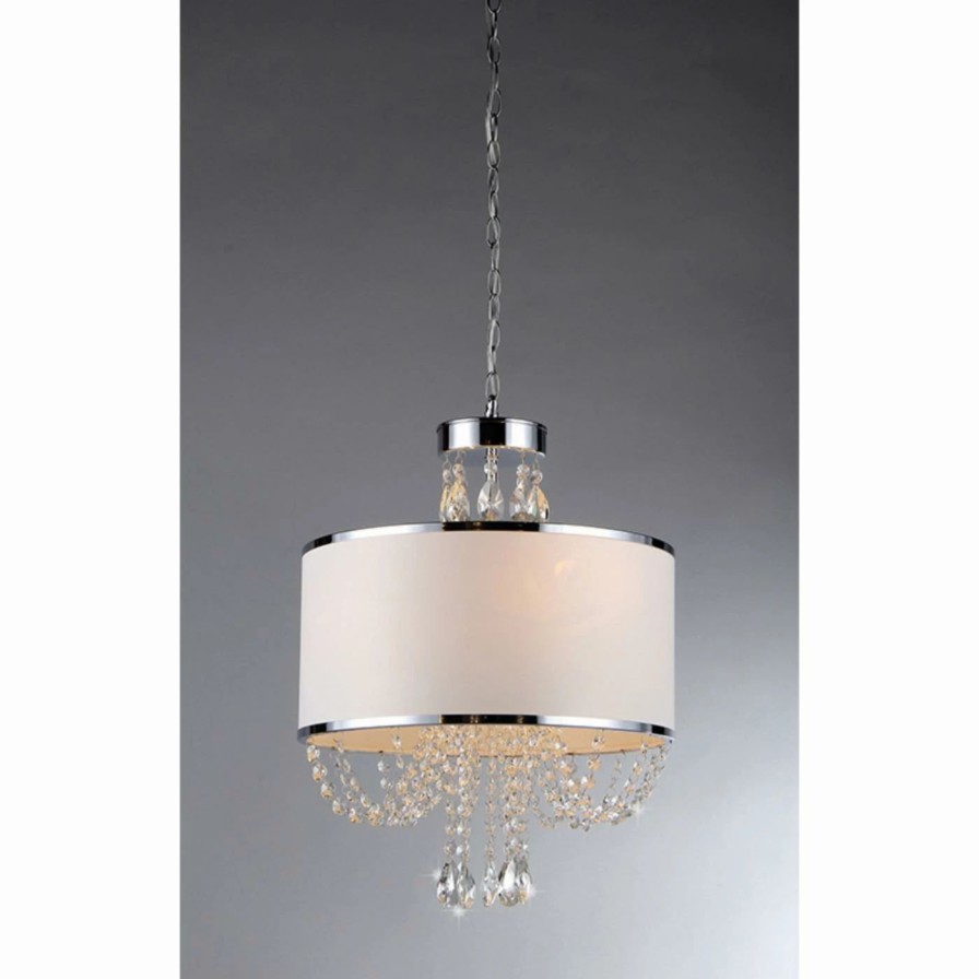 Chandeliers * | Hot Sale Drum Warehouse Of Tiffany Hera Rl7938-4 Crystal Chandelier