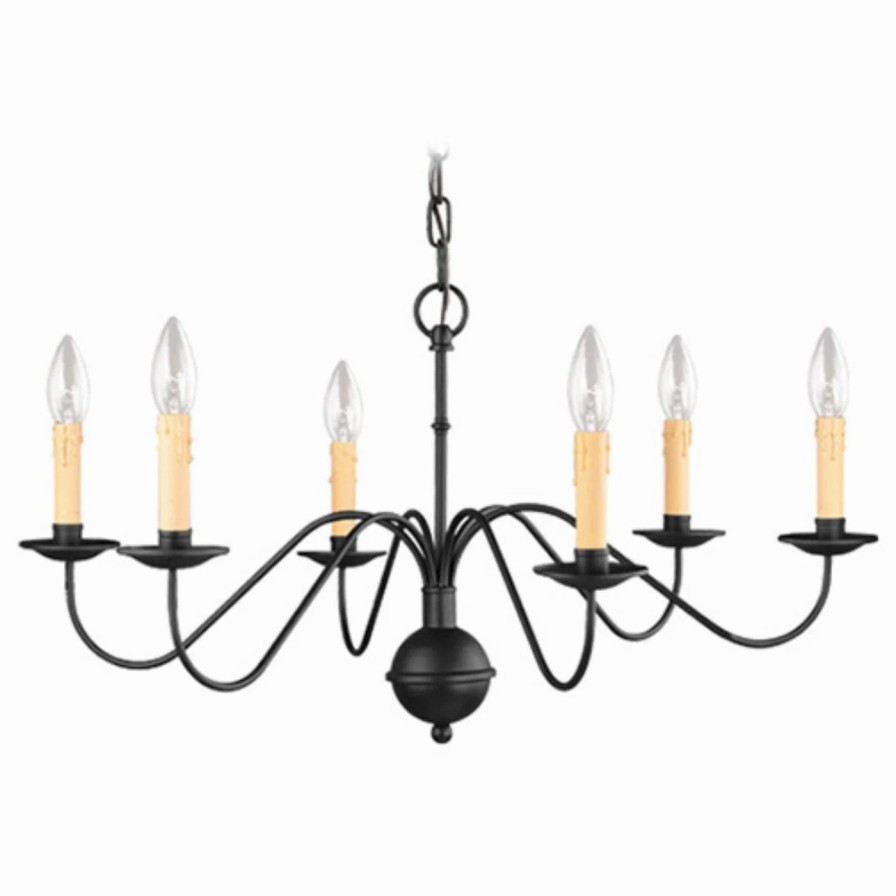 Candle * | Best Pirce Livex Lighting Candle Livex Heritage 4450-04 6-Light Chandelier