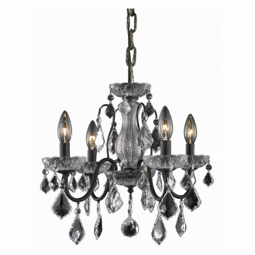 Candle * | Hot Sale Crystal Elegant Lighting St. Francis 2015D17 Chandelier