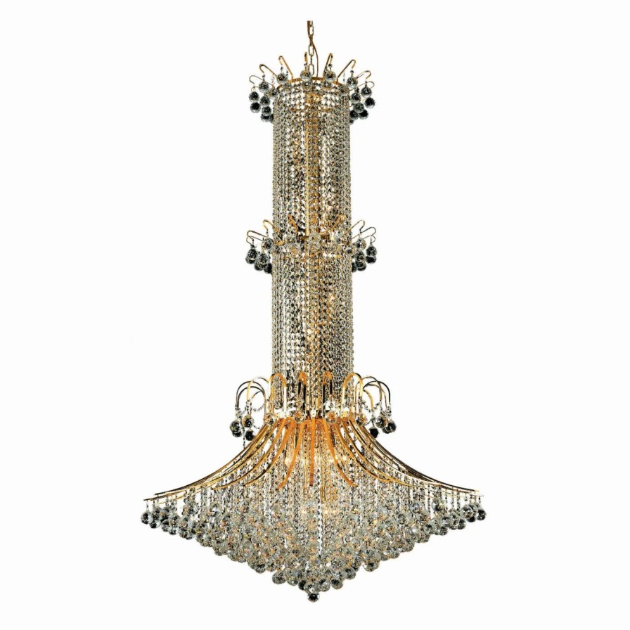 Crystal * | Best Pirce Crystal Elegant Lighting Toureg 8008 Chandelier