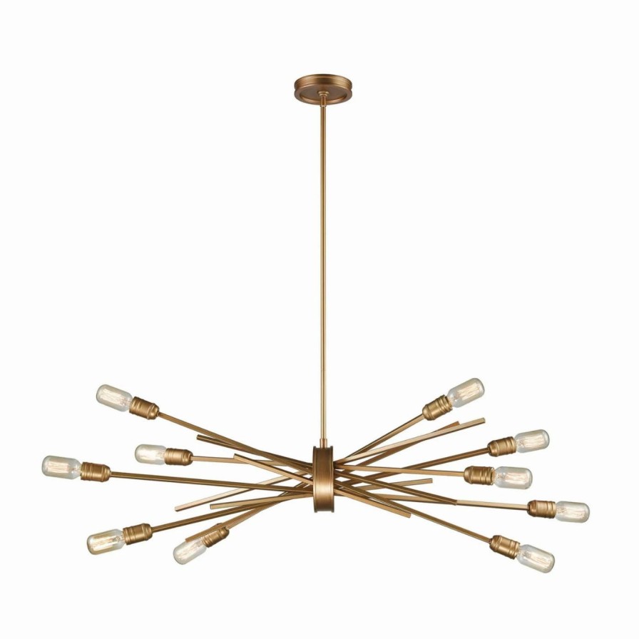 Chandeliers * | Best Deal Sputnik Elk Lighting Xenia 66972/10 10 Light Chandelier