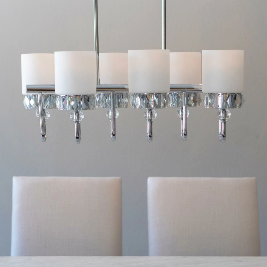 Chandeliers * | Wholesale Decor Therapy Cora Ch1924 Linear Trestle Chandelier