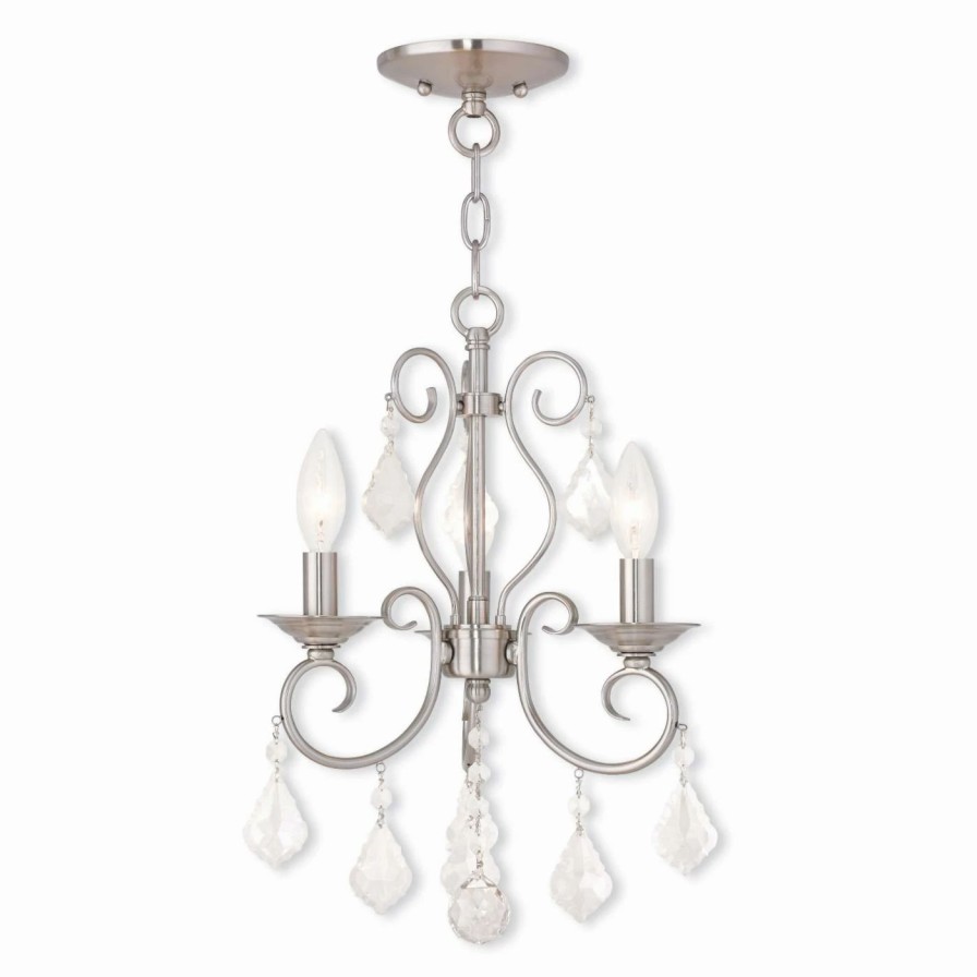 Chandeliers * | Best Reviews Of Livex Lighting Livex Donatella 50763 Convertible Mini Chandelier