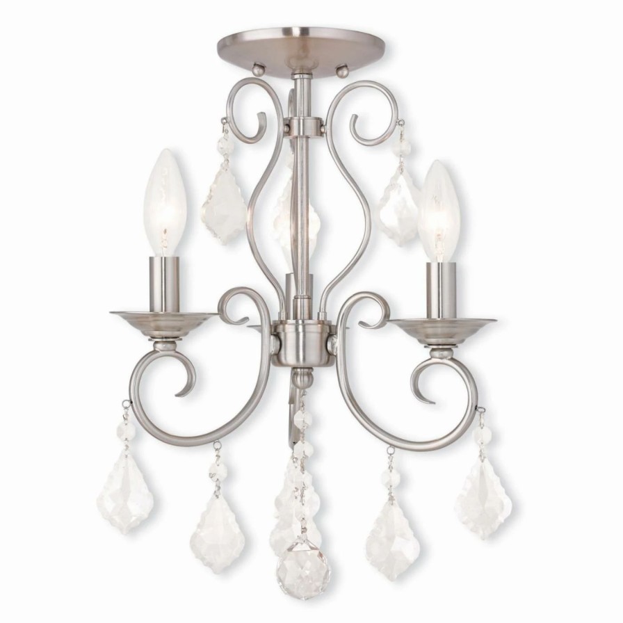 Chandeliers * | Best Reviews Of Livex Lighting Livex Donatella 50763 Convertible Mini Chandelier