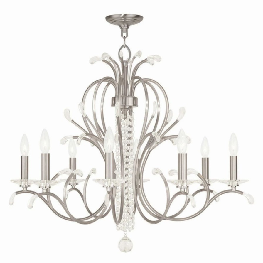 Crystal * | Best Deal Crystal Livex Lighting Serafina 51008 Chandelier