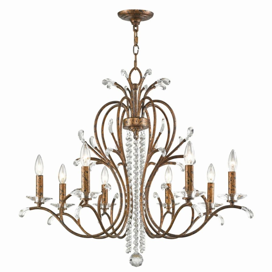 Crystal * | Best Deal Crystal Livex Lighting Serafina 51008 Chandelier