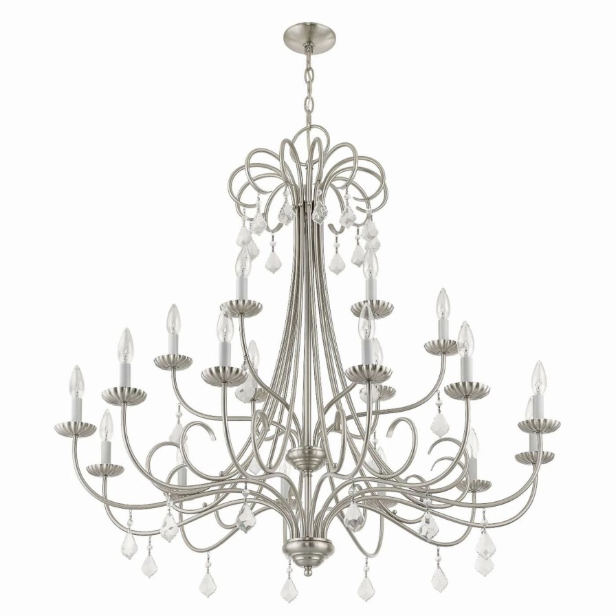 Candle * | New Candle Livex Lighting Daphne 18 Light Chandelier