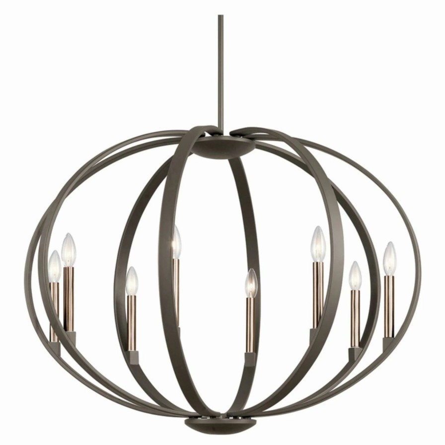 Chandeliers * | Best Deal Globe Kichler Elata 43872 Chandelier