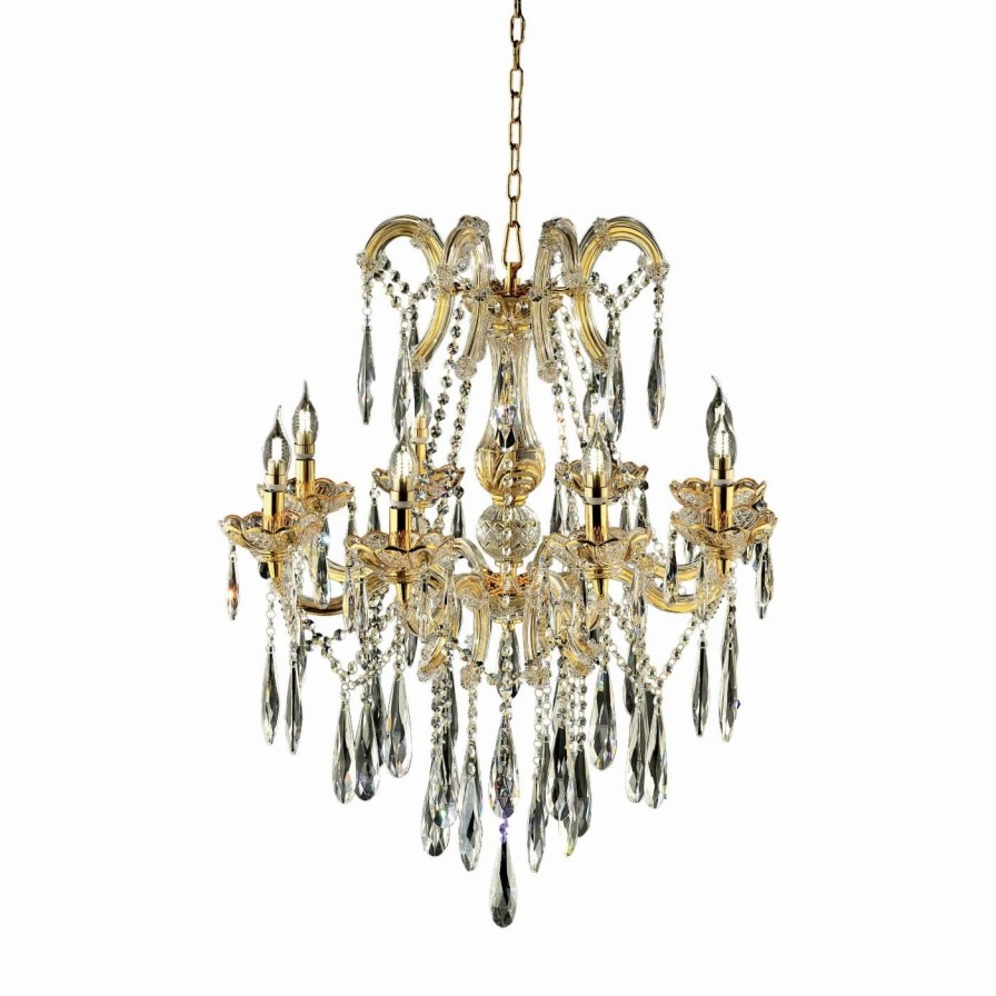 Chandeliers * | Top 10 Empire Furniture Of America Gloria Chandelier