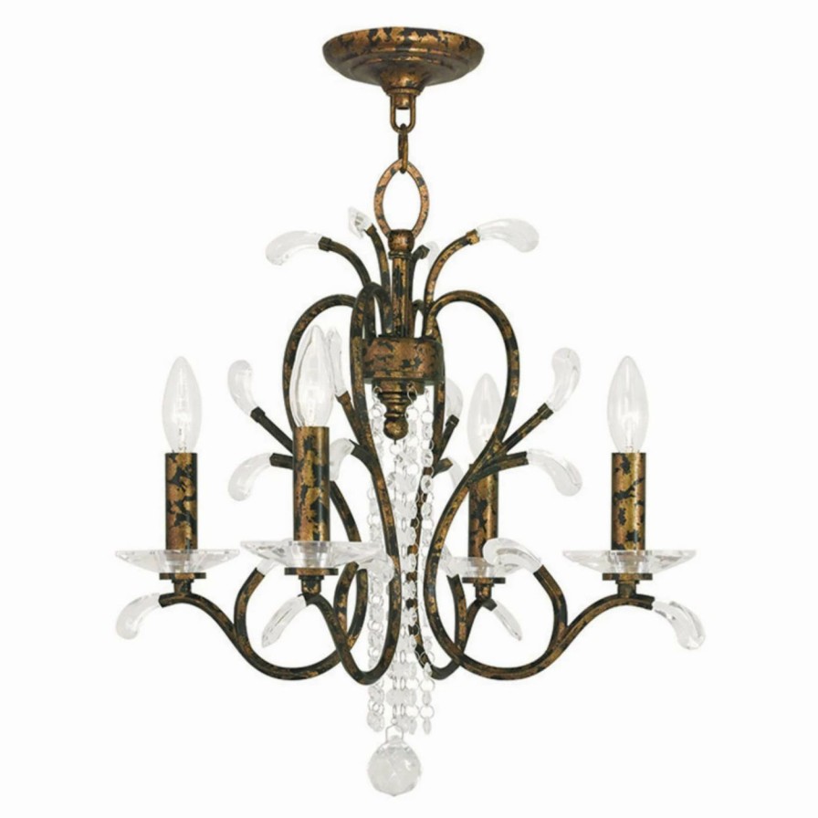 Candle * | Best Pirce Crystal Livex Lighting Serafina 51004 Chandelier