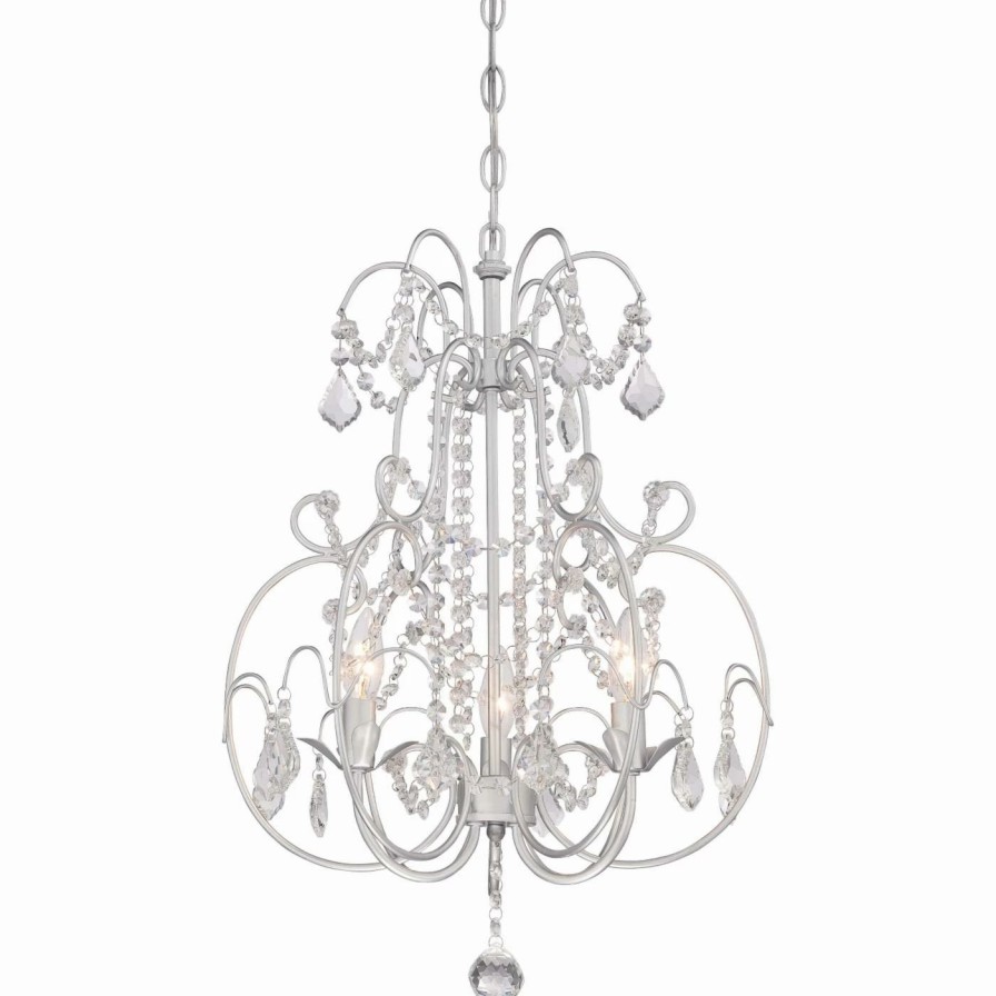 Chandeliers * | Deals Minka Lavery 3153-599 Mini Chandelier Vintage Silver