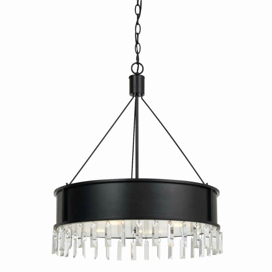 Chandeliers * | Cheap Drum Cal Lighting Roby Fx-3611-4 Chandelier