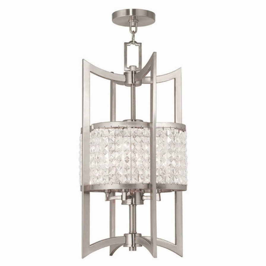 Chandeliers * | Coupon Drum Livex Lighting Grammercy 50566 Chandelier