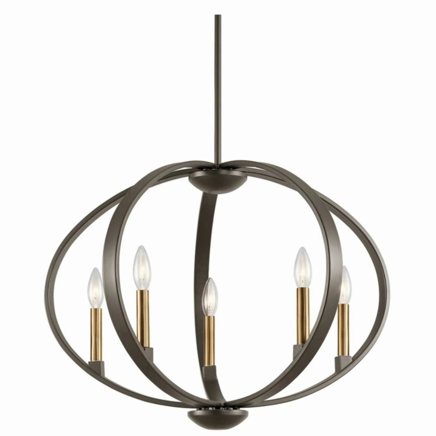 Chandeliers * | Best Reviews Of Globe Kichler Elata 43871 Chandelier