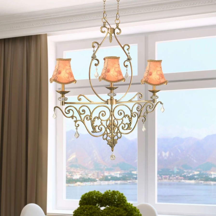 Chandeliers * | Best Reviews Of Linear Springdale Lighting Ashbee Chandelier