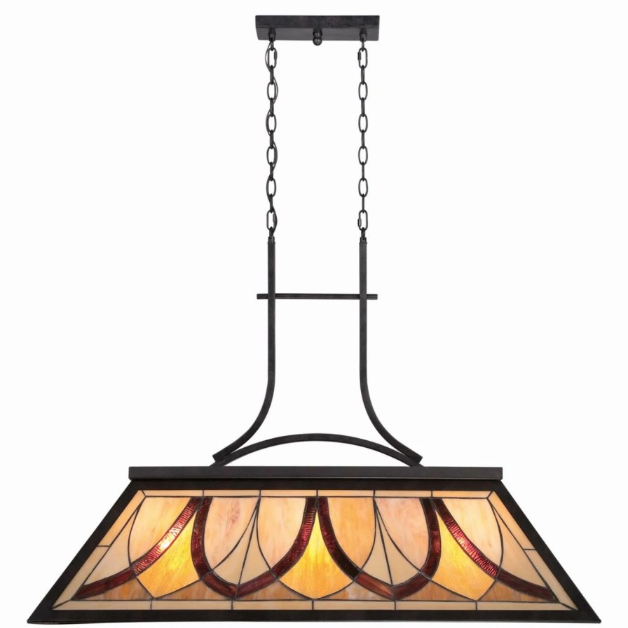 Chandeliers * | Cheapest Linear Quoizel Asheville Tfas344Va Chandelier