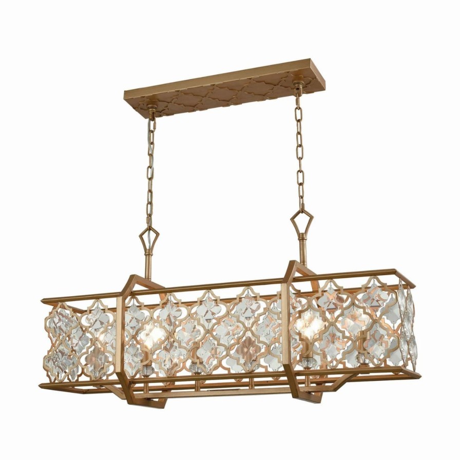 Chandeliers * | Coupon Linear Elk Lighting Armand 32095/6 6 Light Chandelier