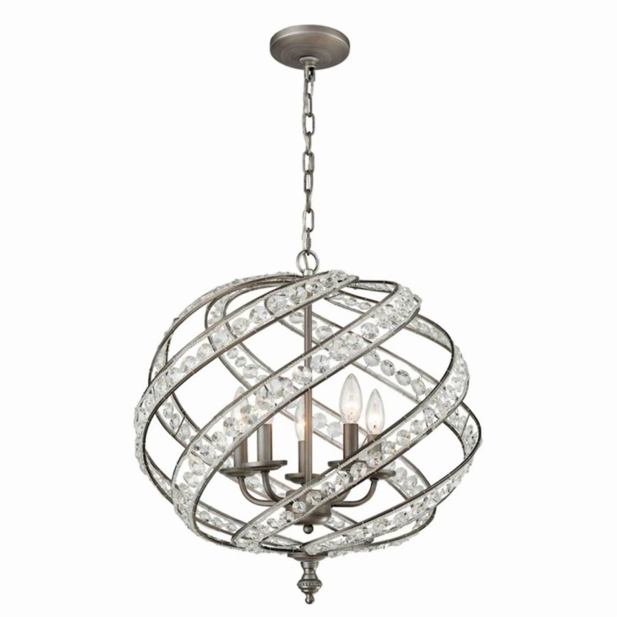 Chandeliers * | Coupon Globe Elk Lighting Renaissance 16253/5 Chandelier