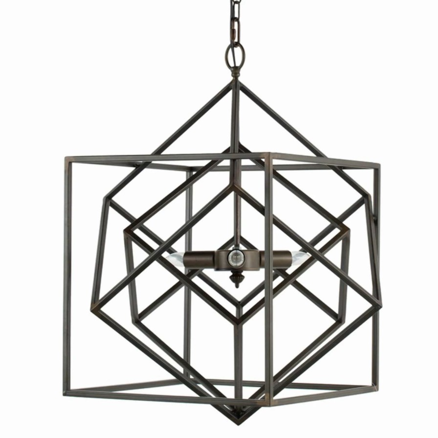 Chandeliers * | Outlet A & B Home Cage A & B Home Takio 43477-Ds Chandelier