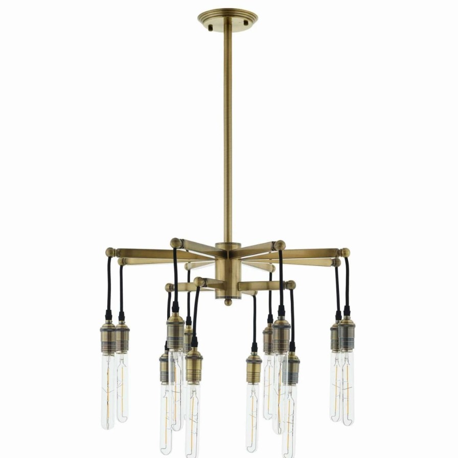 Chandeliers * | Deals Edison Bulb Modway Resolve Eei-3274 Chandelier