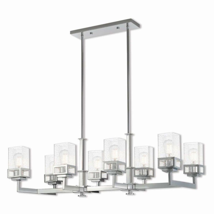 Chandeliers * | Wholesale Linear Livex Lighting Harding 8 Light Chandelier