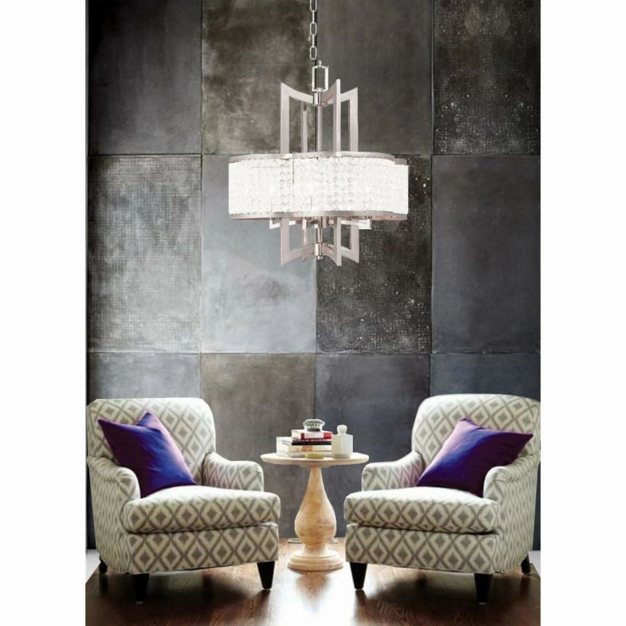 Chandeliers * | Cheapest Drum Livex Lighting Grammercy 50575 Chandelier