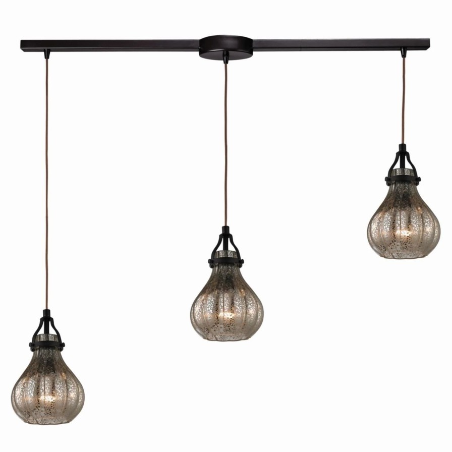 Chandeliers * | Deals Linear Elk Lighting Danica 46024/3L 3 Light Chandelier