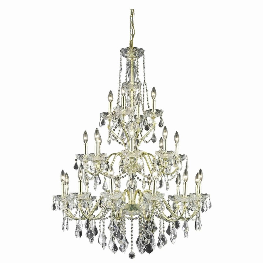 Candle * | Wholesale Crystal Elegant Lighting St. Francis 2015G36 Chandelier