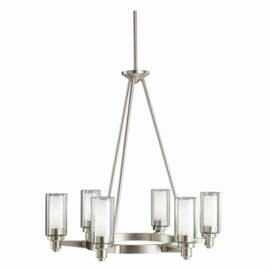 Chandeliers * | Top 10 Wagon Wheel Kichler Circolo 2344 Chandelier 26 In.