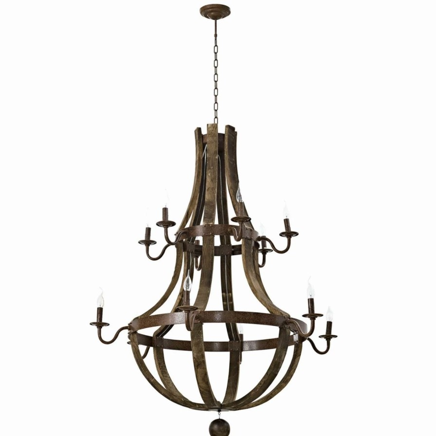 Chandeliers * | Coupon Empire Modway Lighting Trebuchet Eei-2109-Brn Chandelier