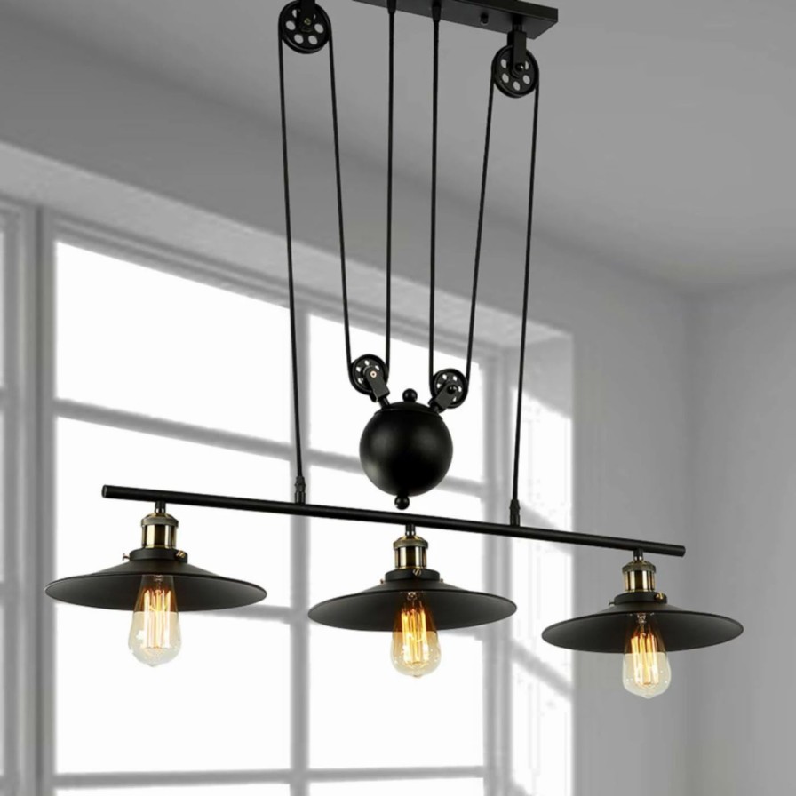 Chandeliers * | Promo Linear Warehouse Of Tiffany Chorne Cy-Dd-178-2 Pulley Adjust Chandelier