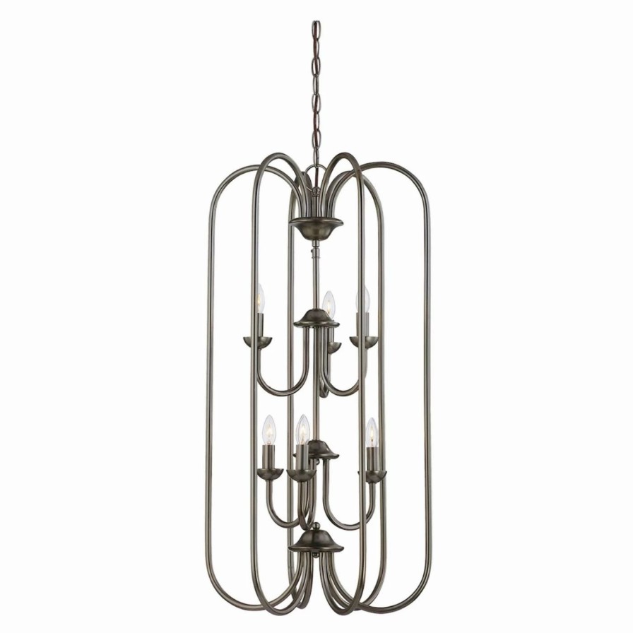 Chandeliers * | Promo Candle Thomas Lighting Bella 6 Light Chandelier