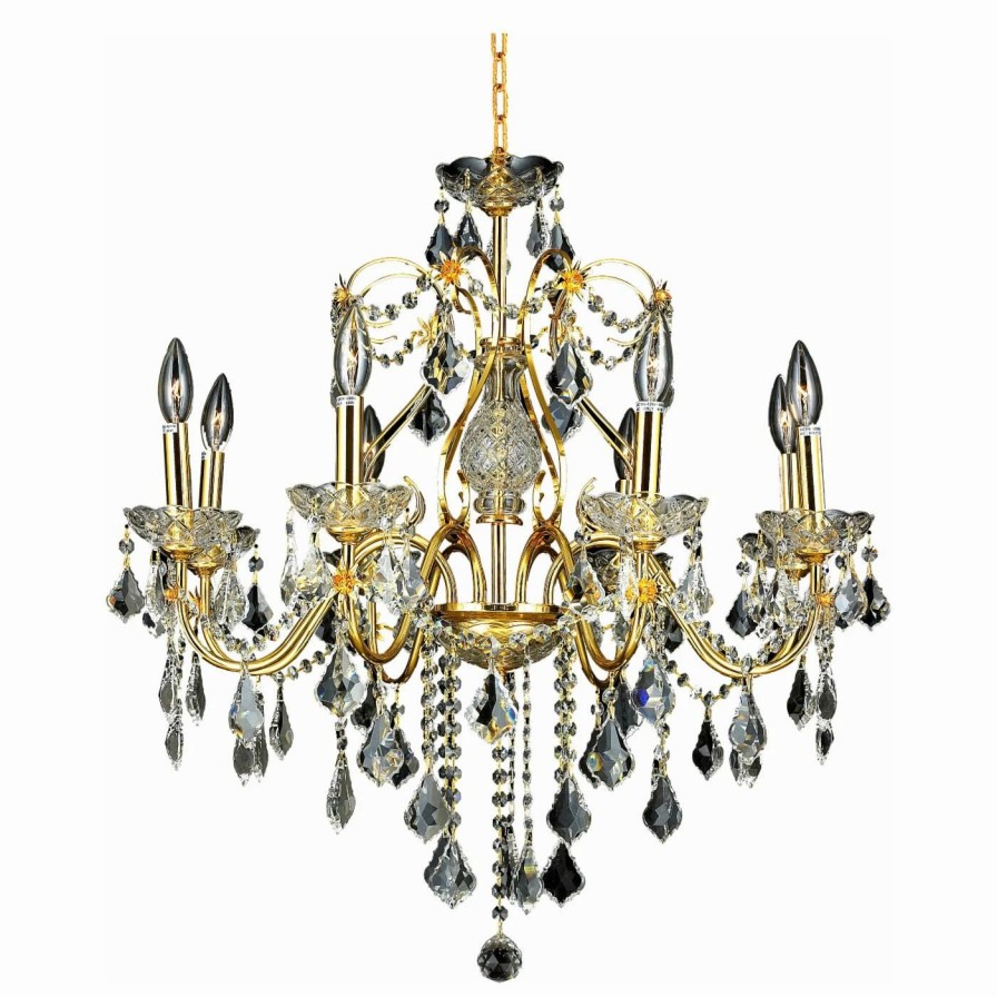 Candle * | Cheapest Crystal Elegant Lighting St. Francis 2015D26 Chandelier