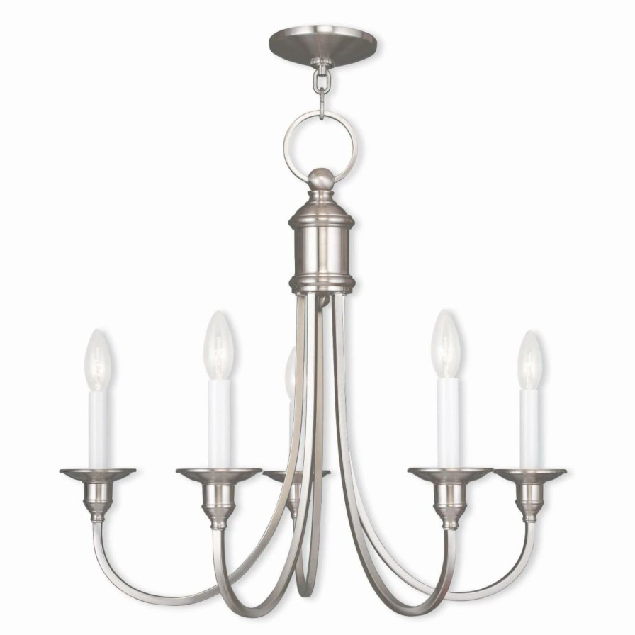 Candle * | Discount Livex Lighting Candle Livex Cranford 5145 5-Light Chandelier