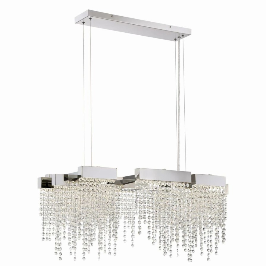 Chandeliers * | Hot Sale Linear Quoizel Platinum Pccl1033Pk Chandelier