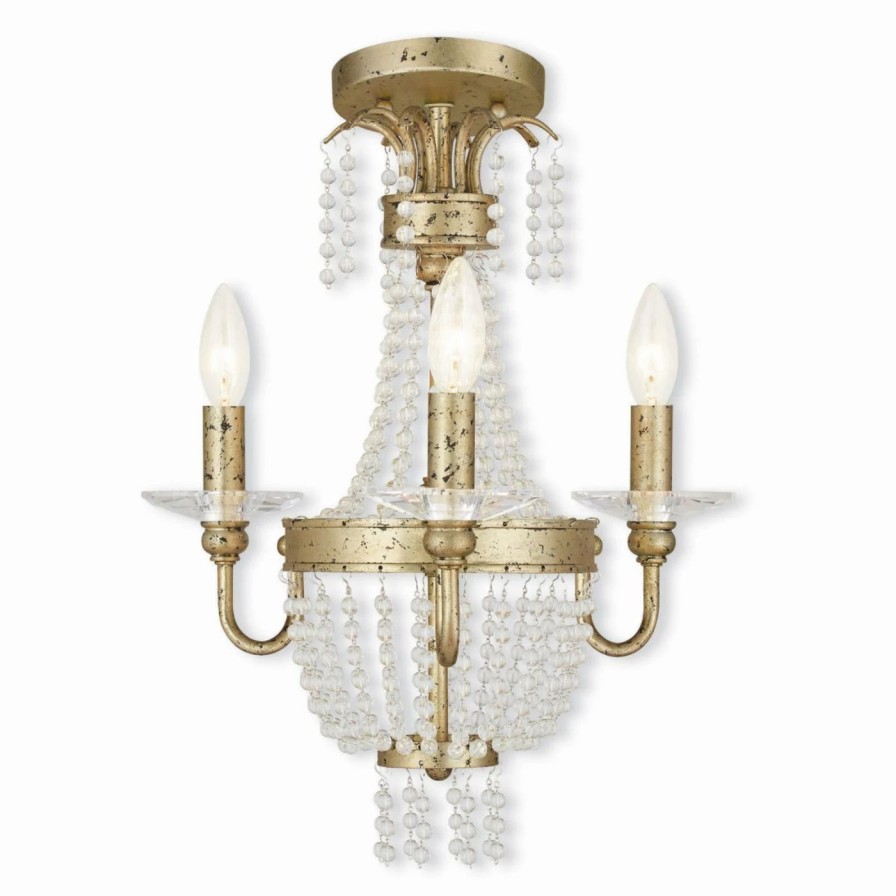 Chandeliers * | Best Reviews Of Livex Lighting Livex Valentina 51843 Convertible Mini Chandelier