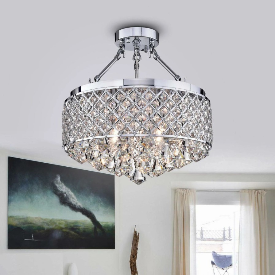 Chandeliers * | Flash Sale Drum Warehouse Of Tiffany Viola Rl8161Sch Chandelier