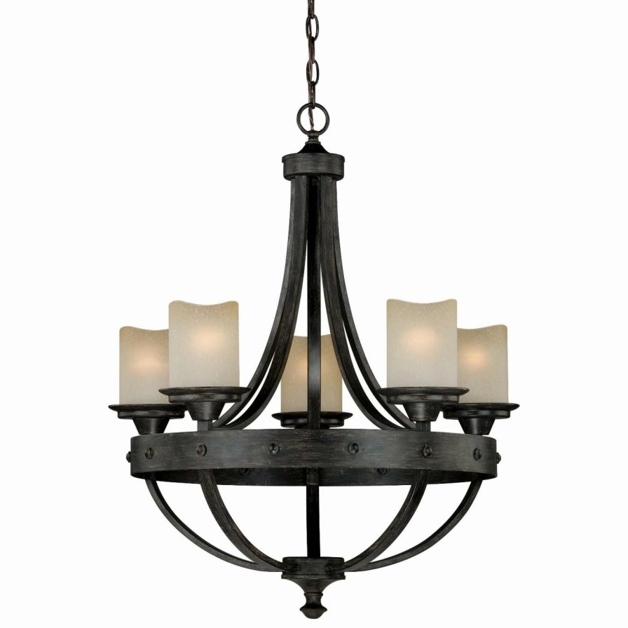 Candle * | Budget Candle Vaxcel Halifax H0135 Chandelier