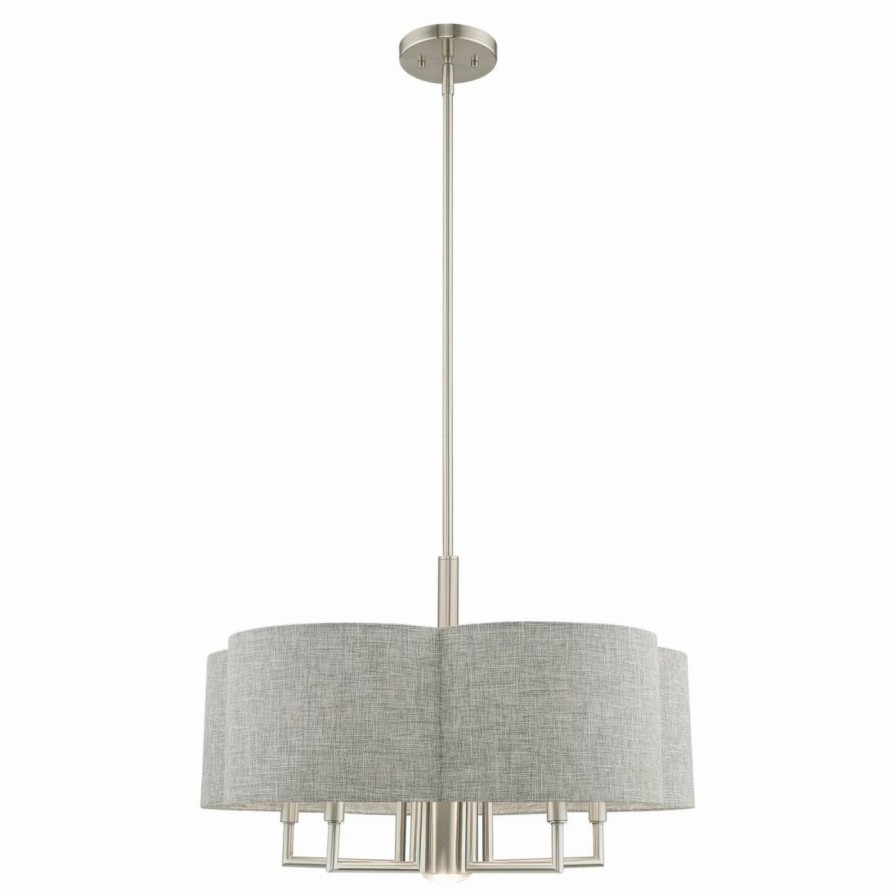 Chandeliers * | Best Sale Drum Livex Lighting Kalmar 51365-91 Chandelier