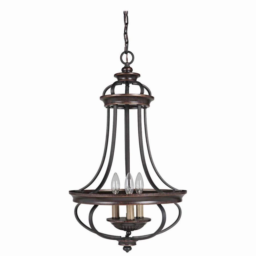 Chandeliers * | Brand New Candle Craftmade Stafford 38733-Agtb Foyer Chandelier