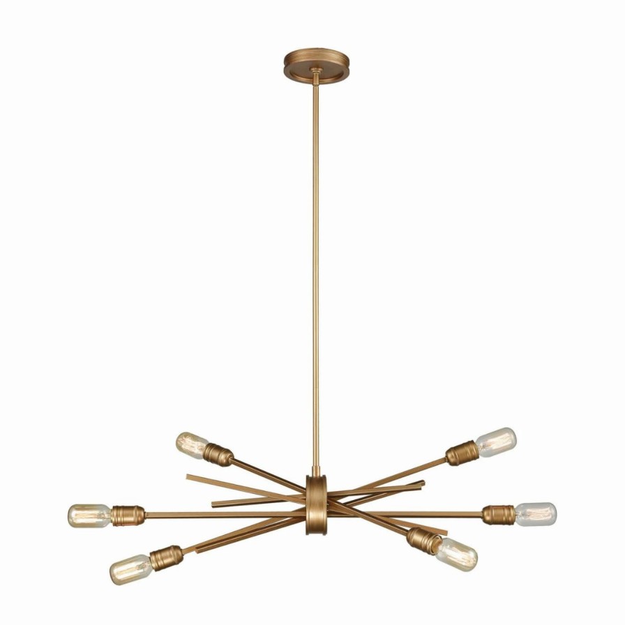 Chandeliers * | Coupon Sputnik Elk Lighting Xenia 66971/6 6 Light Chandelier