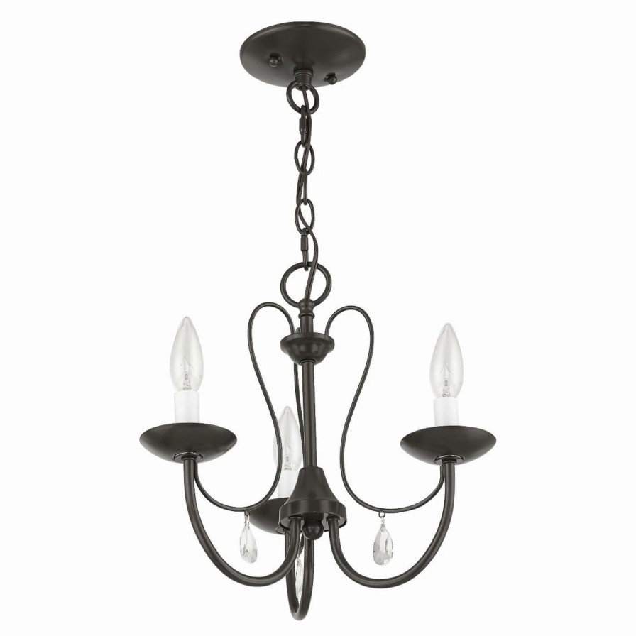 Candle * | Wholesale Candle Livex Lighting 40863 Mirabella 3 Light Chandelier