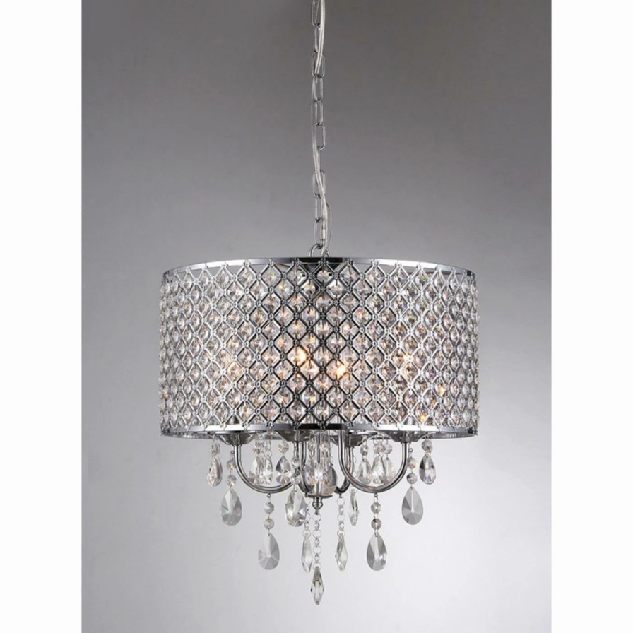 Chandeliers * | Top 10 Drum Warehouse Of Tiffany Oisetta Crystal Chandelier