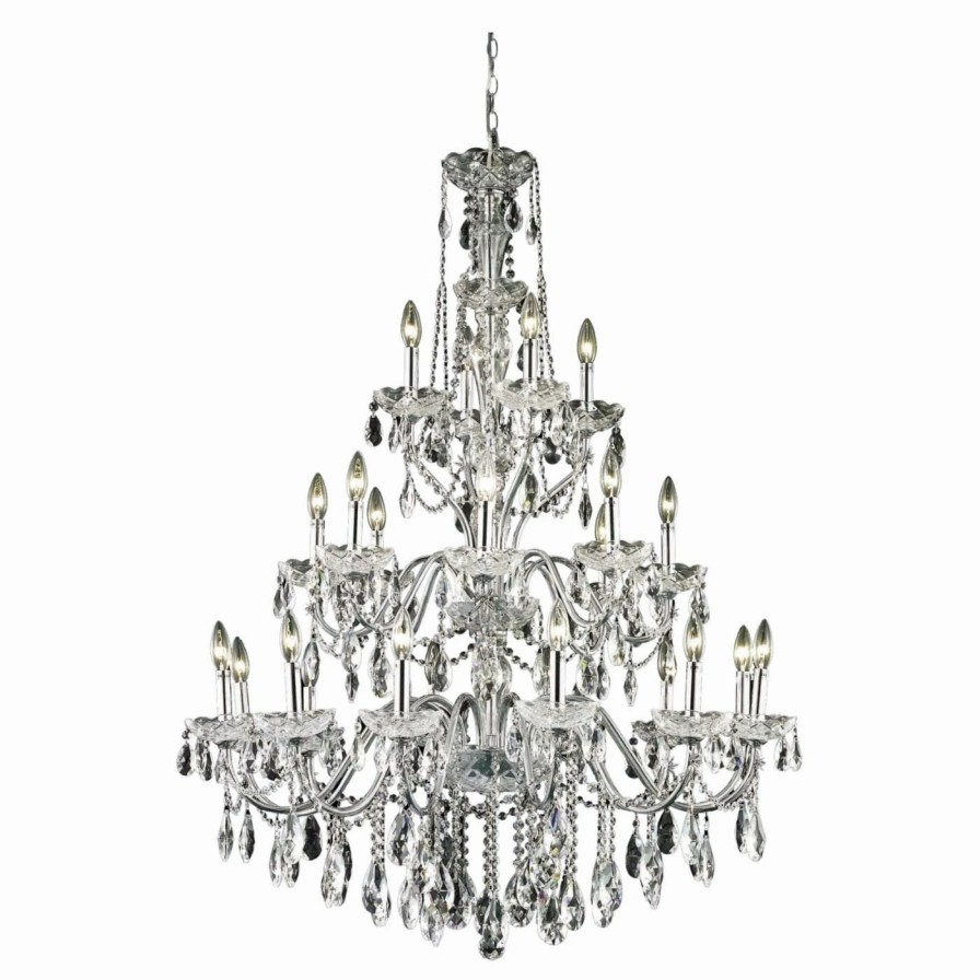 Candle * | Best Deal Crystal Elegant Lighting St. Francis 2016G36 Chandelier