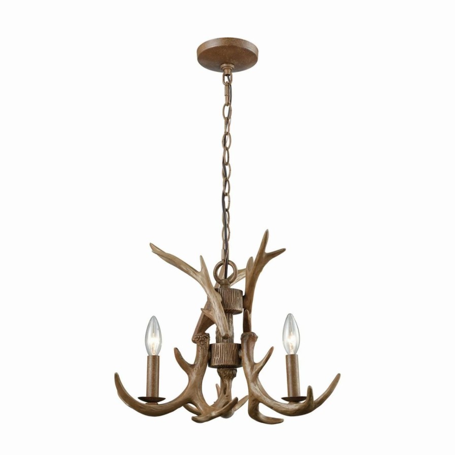 Chandeliers * | Discount Candle Elk Lighting Elk 16314/3 3 Light Chandelier