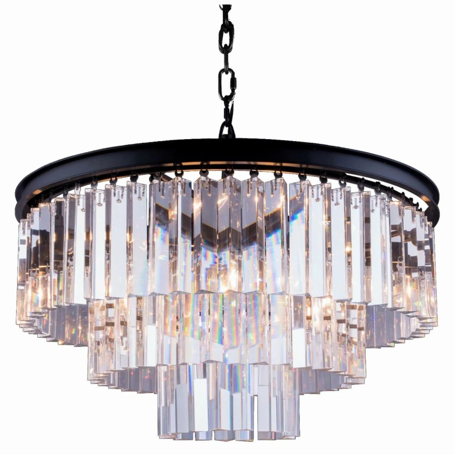 Chandeliers * | Wholesale Drum Urban Classic Sydney Collection 26 In. Tiered Chandelier